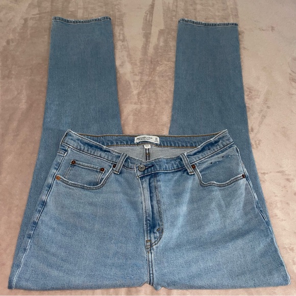 Abercrombie & fitch the ‘90s slim straight ultra high rise W32/14R/L31 - Picture 11 of 13